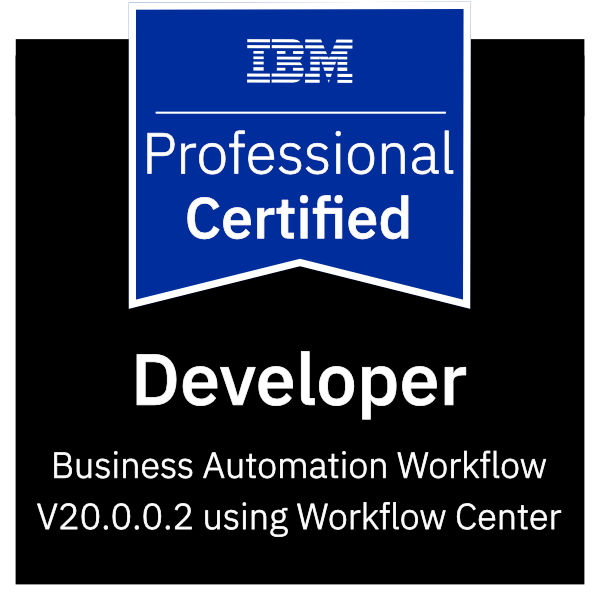 IBM Certified Developer - Business Automation Workflow